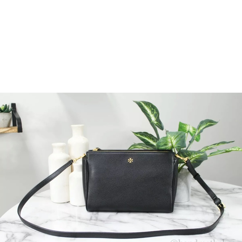 Tory Burch Black Crossbody in Black